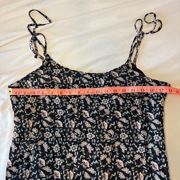 Forever 21‎ Boho Floral & Fringe Midi Dress Size M - Picture 4 of 10